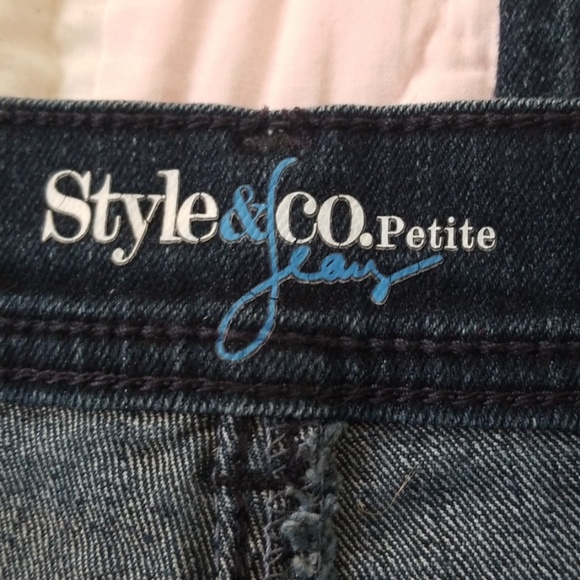 Style & Co 14 P stretch denim jeans - Picture 3 of 3